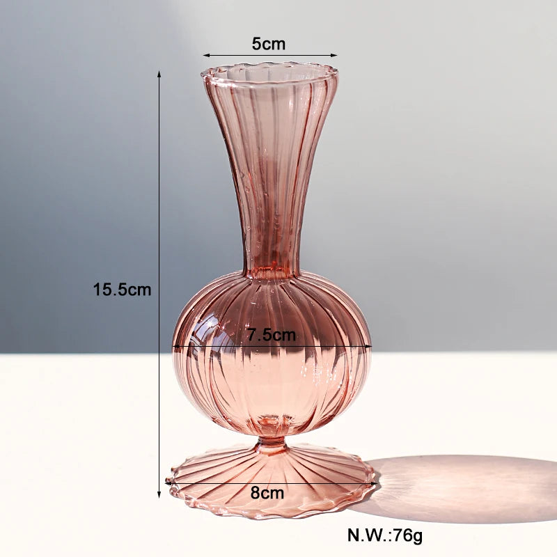 Minimalistic Nordic Glass Hydroponics Vase