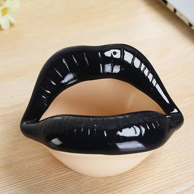 Bold Seductive Ceramic Lips Cactus/ Succulent Planter - Little Leaf Company
