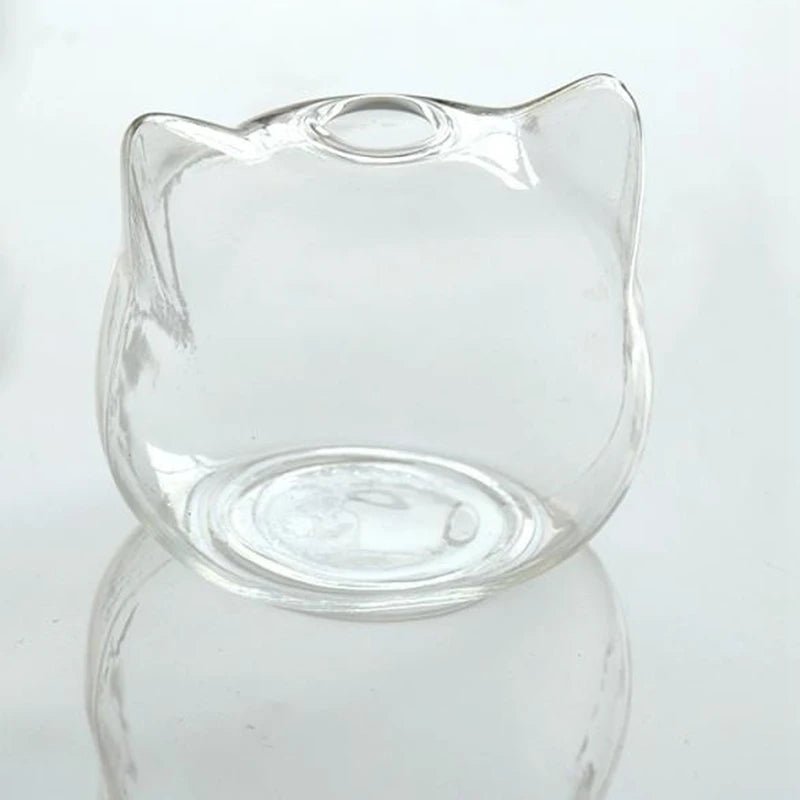 Cat Shaped Glass Hydroponic Vase - for Plants & Flowers - Little Leaf Company