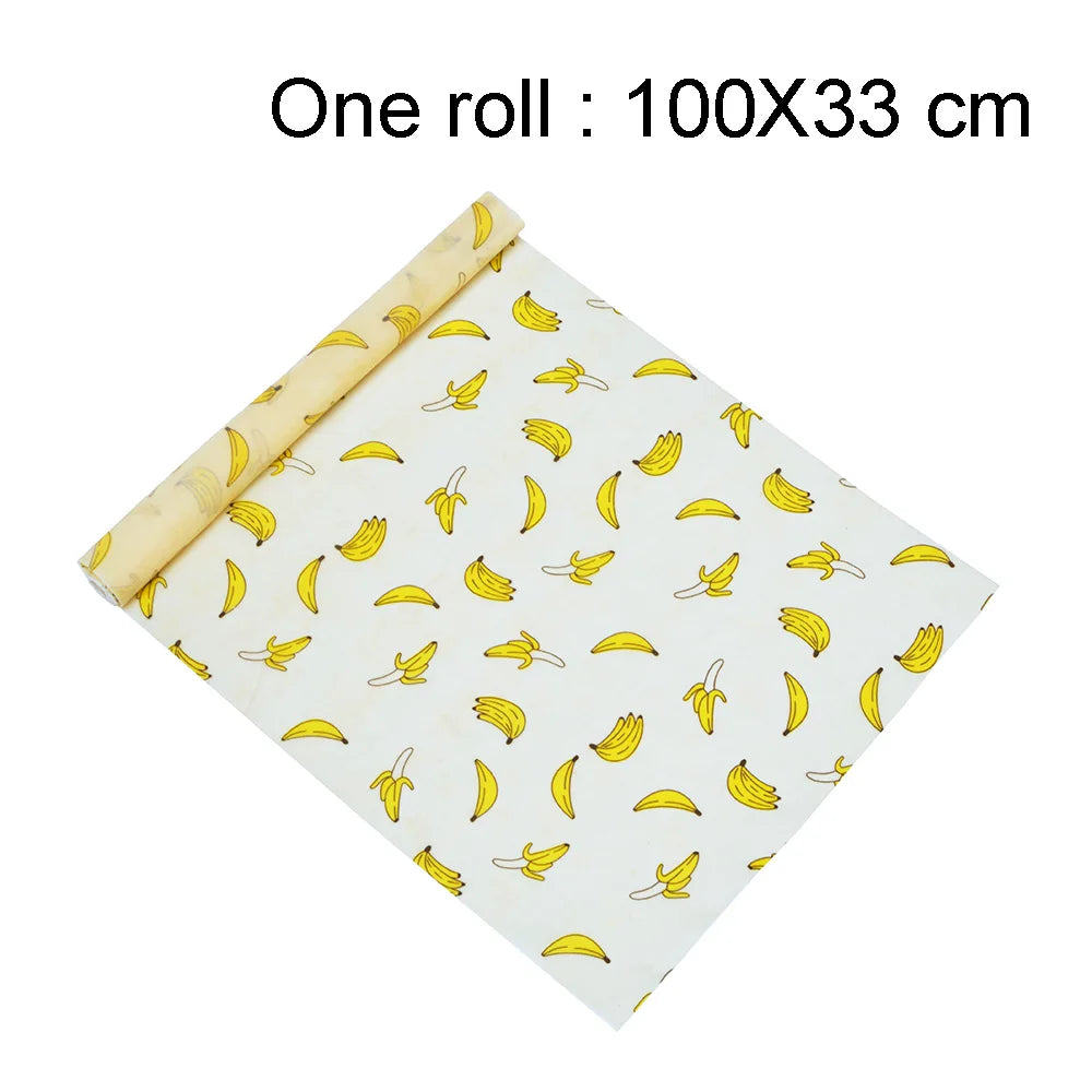 Reusable Natural Bee's Wax Food Wrap - Eco-friendly & Sustainable