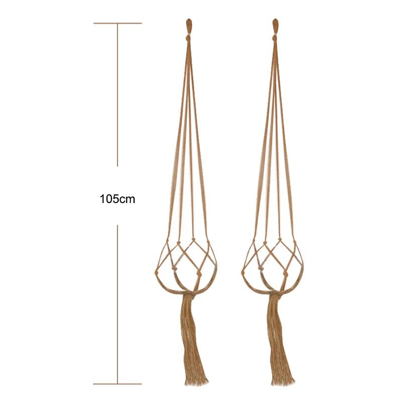 indoor plant hangers uk Boho Macrame Indoor Plant Hanger