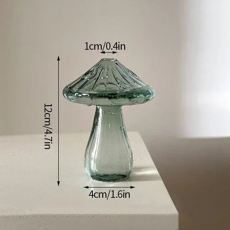 Creative Mushroom Glass Hydroponic Vase - Little Leaf Company