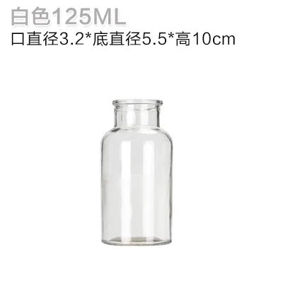 Elegant Glass Medicine Bottle Vases for Fresh & Dried Flower Decorations - Little Leaf Company